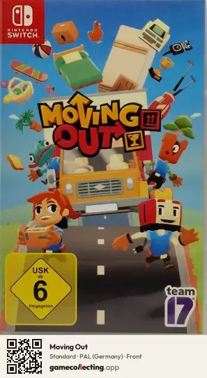 Moving Out Nintendo Switch, Germany box front