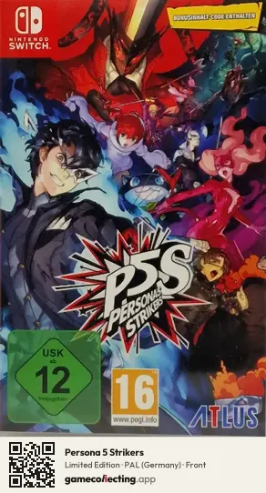 Persona 5 Strikers Nintendo Switch, Germany box front