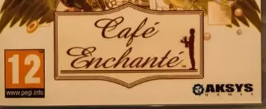 Café Enchanté, the USK square on its front