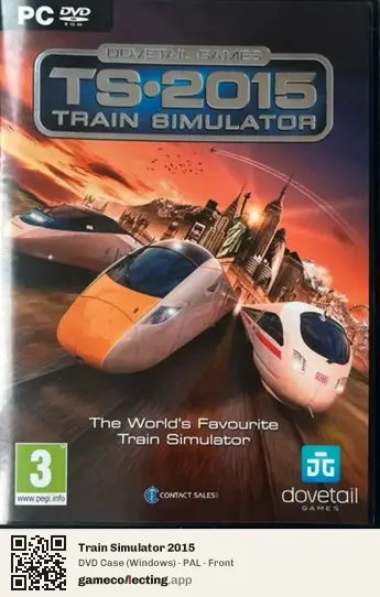 Train Simulator 2015 Computer, PAL box front