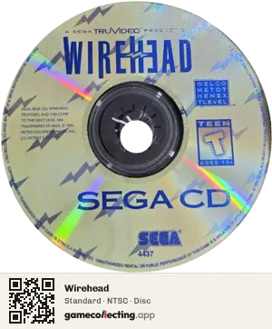 Wirehead Sega Mega-CD / Sega CD, NTSC disc