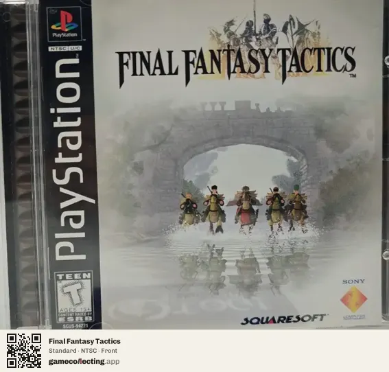Final Fantasy Tactics PlayStation, NTSC box front