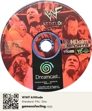 WWF Attitude Sega Dreamcast, PAL disc