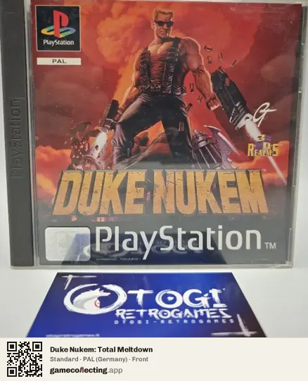 Duke Nukem: Total Meltdown PlayStation, Germany box front