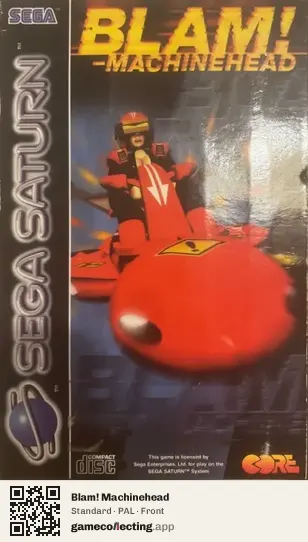 Blam! Machinehead Sega Saturn, PAL box front