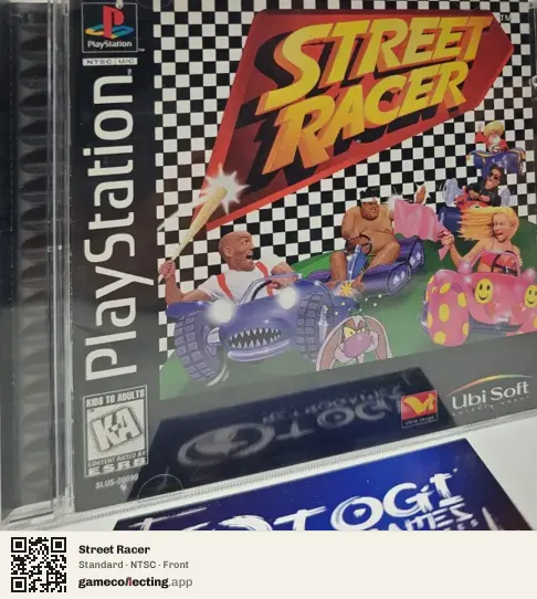 Street Racer PlayStation, NTSC box front