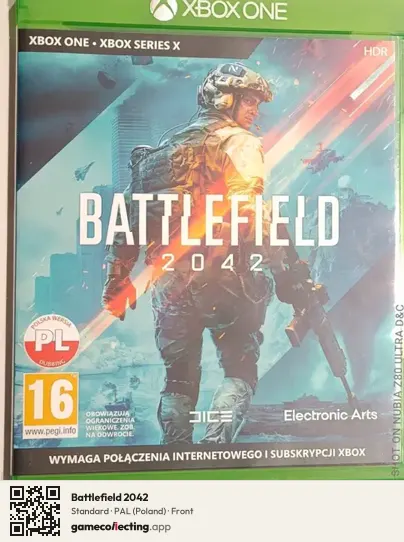 Battlefield 2042 Xbox One, Poland box front