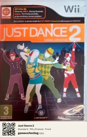 Just Dance 2 Nintendo Wii, France box front