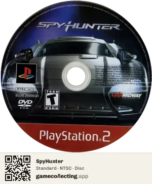 SpyHunter PlayStation 2, NTSC disc