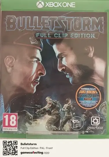 Bulletstorm Xbox One, PAL box front