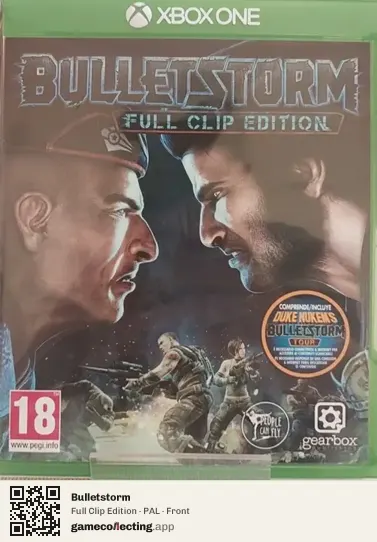 Bulletstorm Xbox One, PAL box front