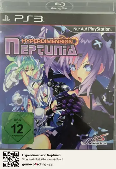 Hyperdimension Neptunia PlayStation 3, Germany box front