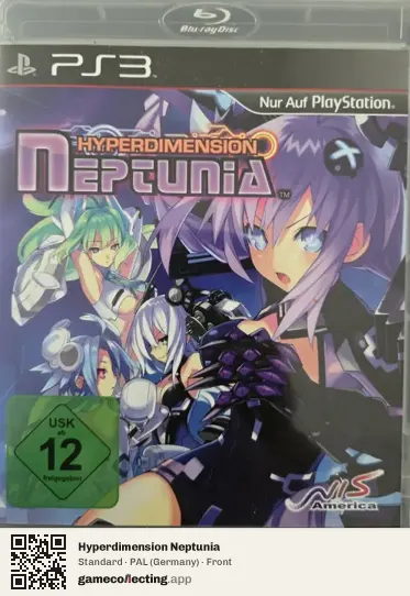 Hyperdimension Neptunia PlayStation 3, Germany box front