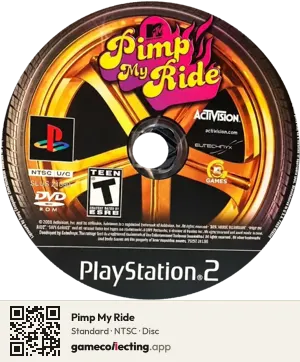 Pimp My Ride PlayStation 2, NTSC disc