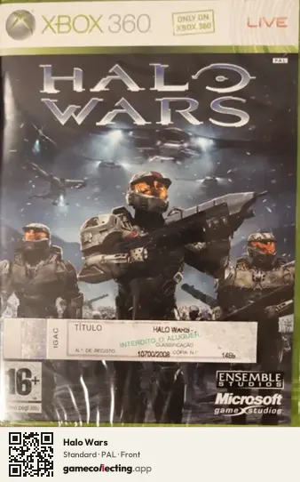 Halo Wars Xbox 360, PAL box front