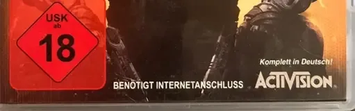 Call of Duty: Black Ops III, the USK square on its front