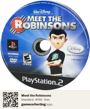 Meet the Robinsons PlayStation 2, NTSC disc