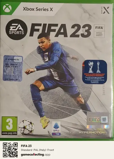 FIFA 23 Xbox Series X, Italy box front