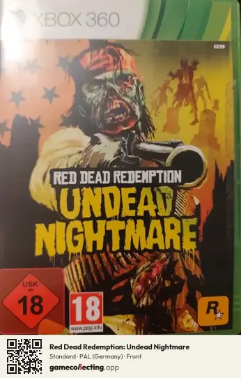 Red Dead Redemption: Undead Nightmare Xbox 360, Germany box front