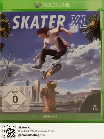 Skater XL Xbox One, Germany box front