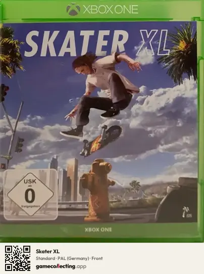 Skater XL Xbox One, Germany box front