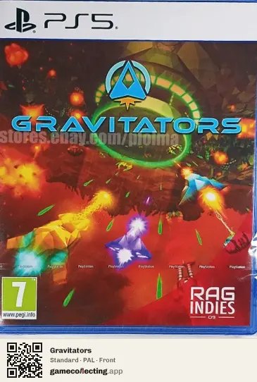 Gravitators PlayStation 5, PAL box front