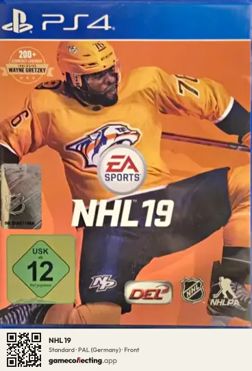 NHL 19 PlayStation 4, Germany box front