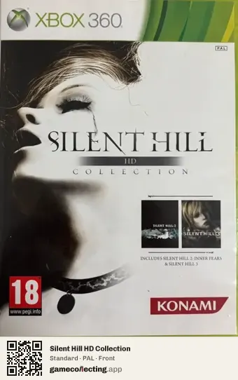 Silent Hill HD Collection Xbox 360, PAL box front
