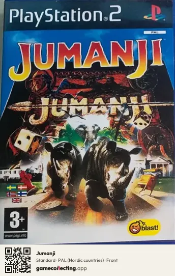 Jumanji PlayStation 2, Nordic countries box front