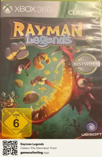 Rayman Legends Xbox 360, Germany box front