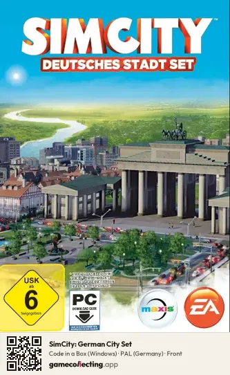 SimCity: German City Set Computer, Germany box front