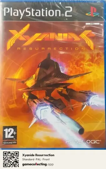 Xyanide Resurrection PlayStation 2, PAL box front