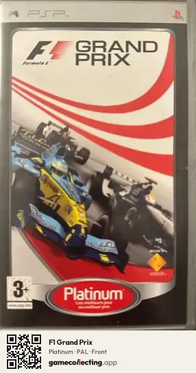 F1 Grand Prix PlayStation Portable, PAL box front