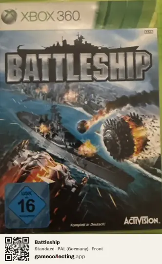 Battleship Xbox 360, Germany box front
