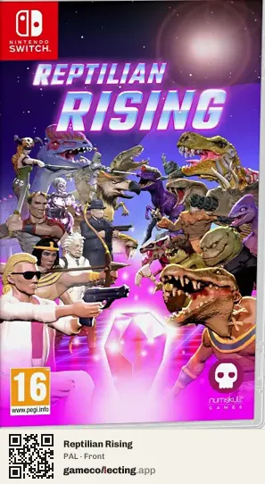 Reptilian Rising Nintendo Switch, PAL box front