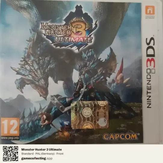 Monster Hunter 3 Ultimate Nintendo 3DS, Germany box front