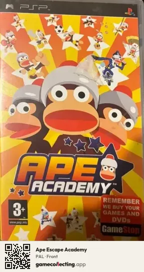 Ape Escape Academy PlayStation Portable, PAL box front