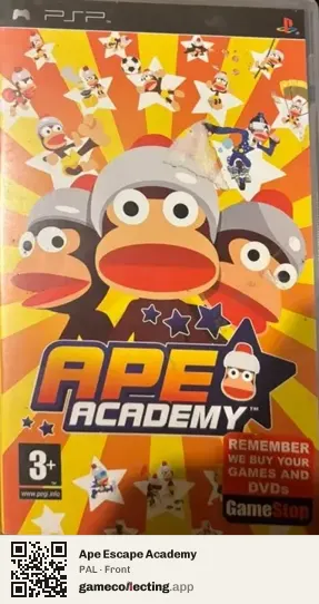 Ape Escape Academy PlayStation Portable, PAL box front