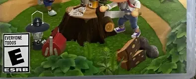 Animal Crossing: New Horizons, the ESRB box on its front