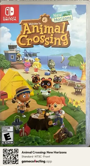 Animal Crossing: New Horizons Nintendo Switch, NTSC box front