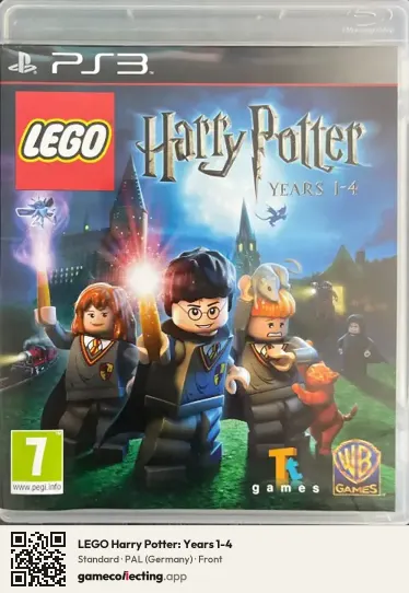 LEGO Harry Potter: Years 1-4 PlayStation 3, Germany box front