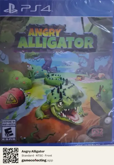 Angry Alligator PlayStation 4, NTSC box front