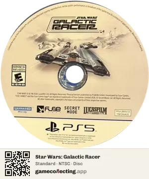 Star Wars: Galactic Racer PlayStation 5, NTSC disc