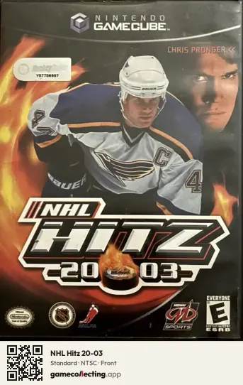 NHL Hitz 20-03 Nintendo GameCube, NTSC box front