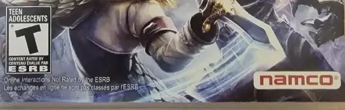 Soulcalibur V, the ESRB box on its front