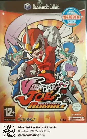 Viewtiful Joe: Red Hot Rumble Nintendo GameCube, Spain box front