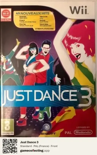 Just Dance 3 Nintendo Wii, France box front