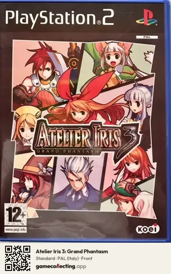 Atelier Iris 3: Grand Phantasm PlayStation 2, Italy box front
