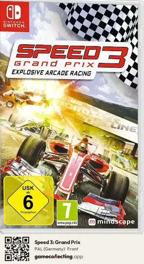 Speed 3: Grand Prix Nintendo Switch, Germany box front