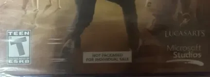 Kinect Star Wars, the ESRB box on its front